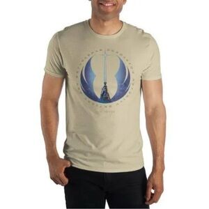 Men’s Star Wars Jedi Order Natural T Shirt Size M 100% Cotton Official Merch